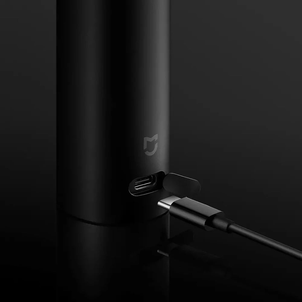 XIAOMI MIJIA Electric Shaver S500,Type-C Rechargeable Wet Dry Shaver Men’s,IPX7 Fully Waterproof,LED Display 60min Battery Life