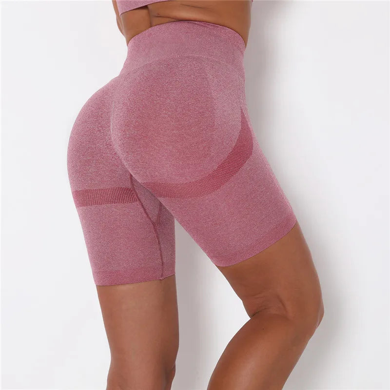 Women Shorts Yoga Gym Shorts Seamless Gym Shorts Push Up Fitness Sports Shorts High Waist Workout Cycling Shorts Sports Clothes