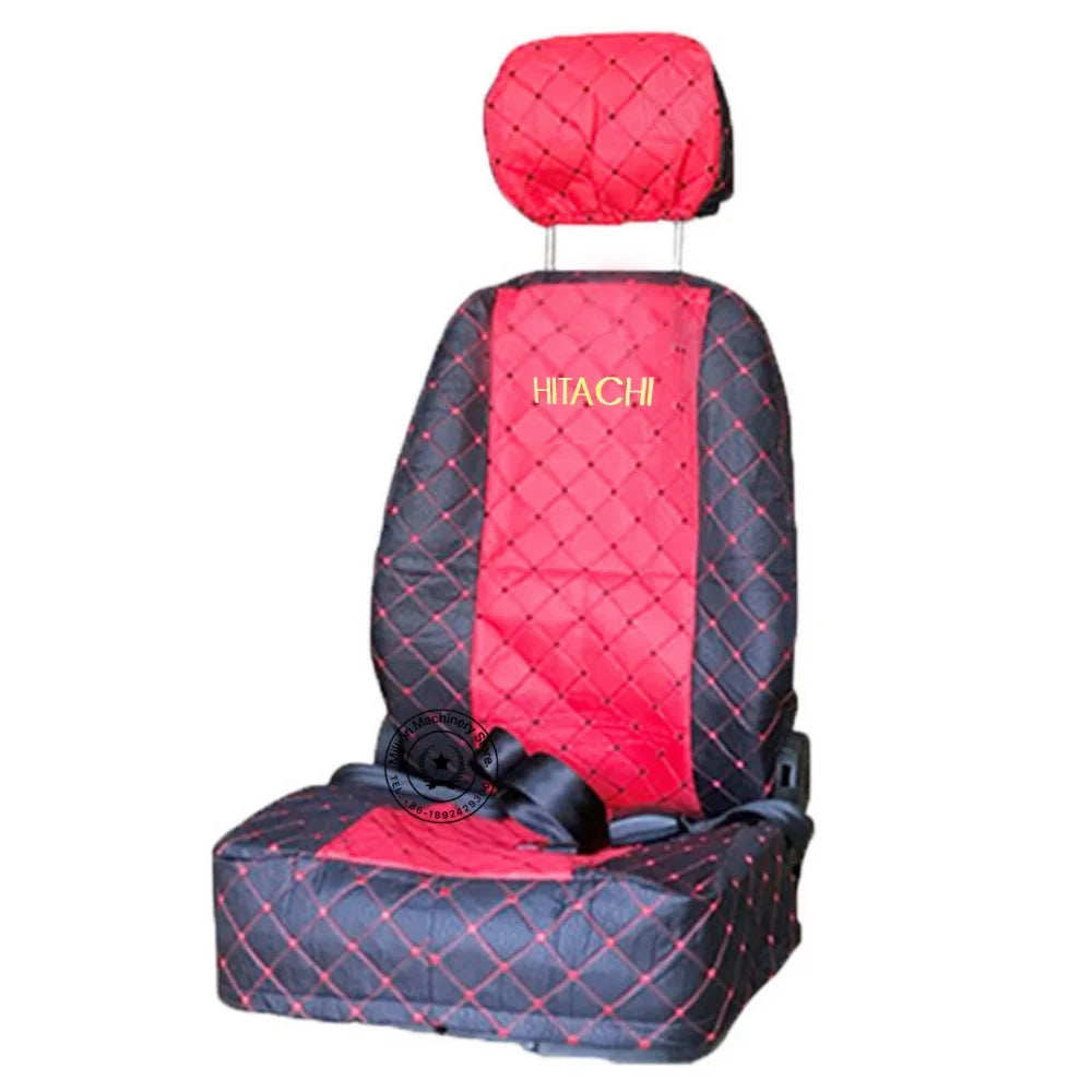 Excavator Seat Cushion for HITACHI KATO DOOSAN KOBELCO KOMATSU CATERPILLAR HYUNDAI SANY Seat Cover