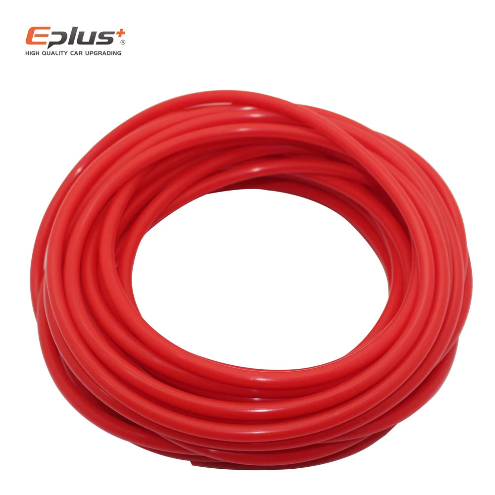 EPLUS Silicone Vacuum Tube Hose Silicon Tubing Universal 3MM 4MM 6MM 8MM 10MM 12MM Red Auto parts Free Delivery