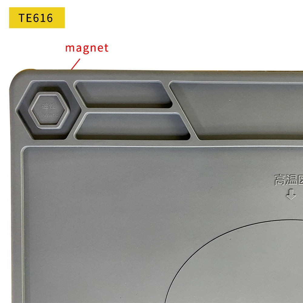 Silicone Soldering Pad Desk Platform Mat for Welding Station Iron Phone PC Repair Magnetic Heat Insulation No Lead S-160