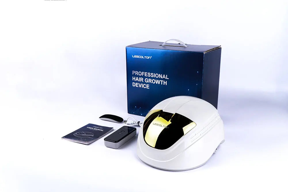 LESCOLTON Hair Growth Device Laser Hair Growth Helmet Laser Cap Hair Loss Treatment Hat for Mens and Women Wireless Rechargeable