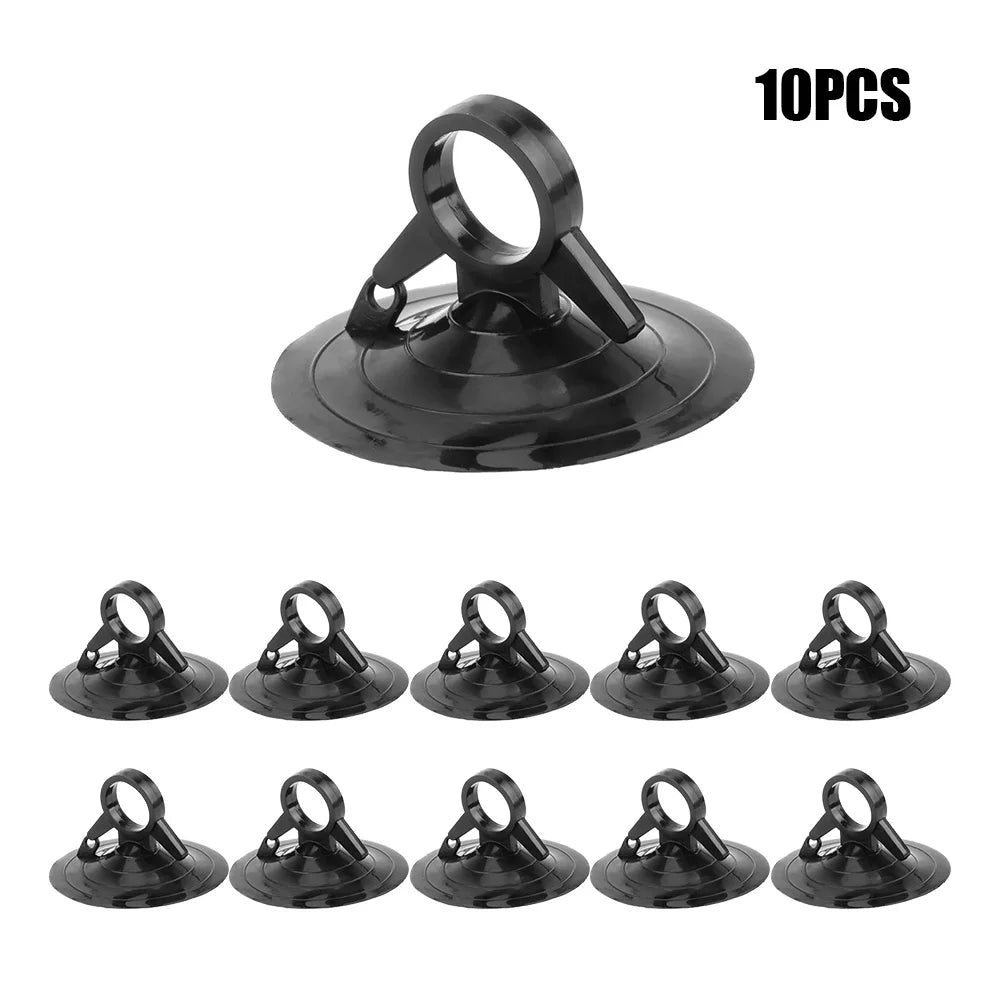 45mm Diameter Automotive Interior 10 PCS PVC Material Car Sunshade Suction Cup Strong pull ring dovetail suction cup