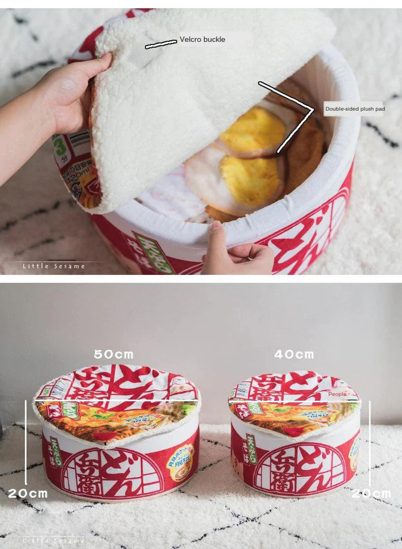 New Style Cat Tent Funny Noodles Small Dog Bed  Sleeping Bag Cushion for Cats Plush Bed Furniture Accessories of Pet Products