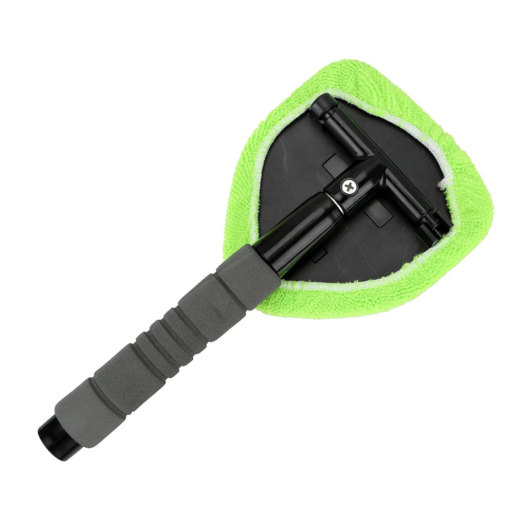Window Scraping Mist Eliminator Microfiber Car Window Cleaner Telescopic Window Glass Cleaner Car Windshield Cleaning Brush