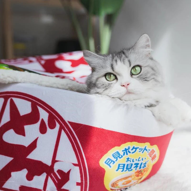 New Style Cat Tent Funny Noodles Small Dog Bed  Sleeping Bag Cushion for Cats Plush Bed Furniture Accessories of Pet Products