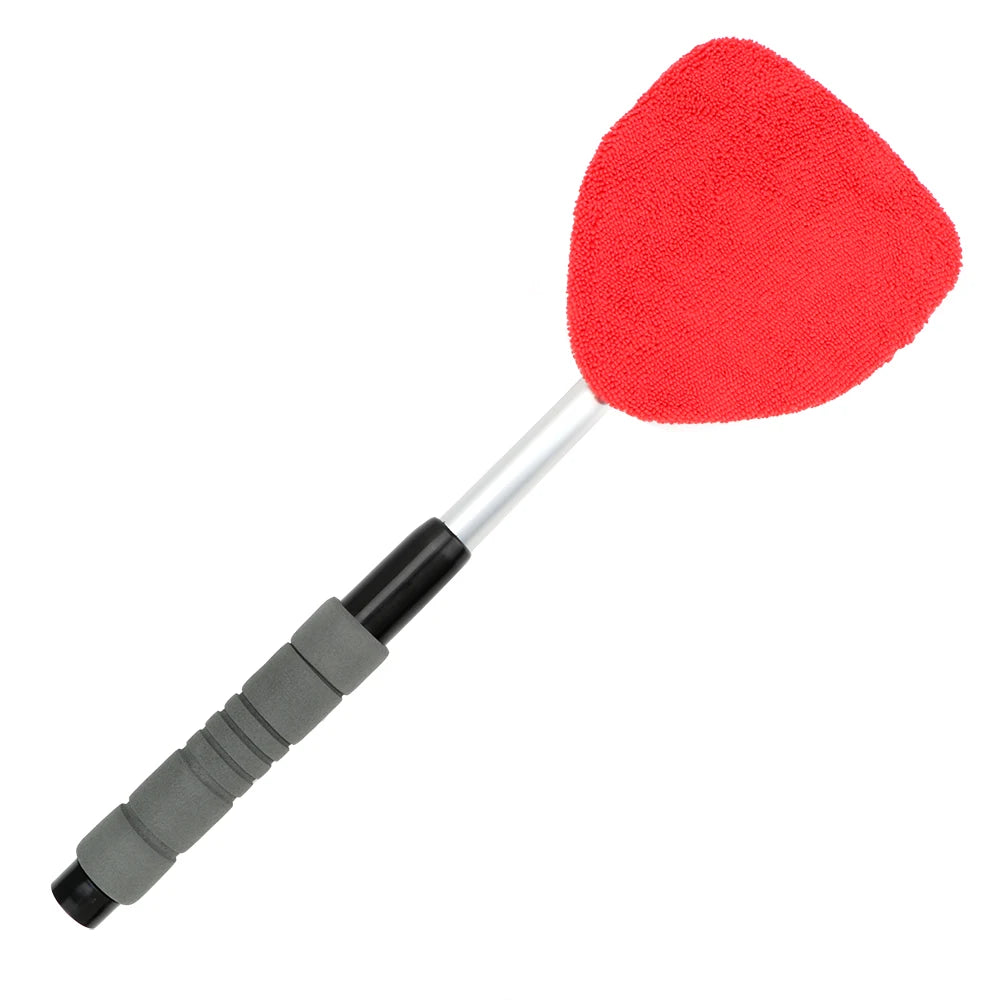 Window Scraping Mist Eliminator Microfiber Car Window Cleaner Telescopic Window Glass Cleaner Car Windshield Cleaning Brush