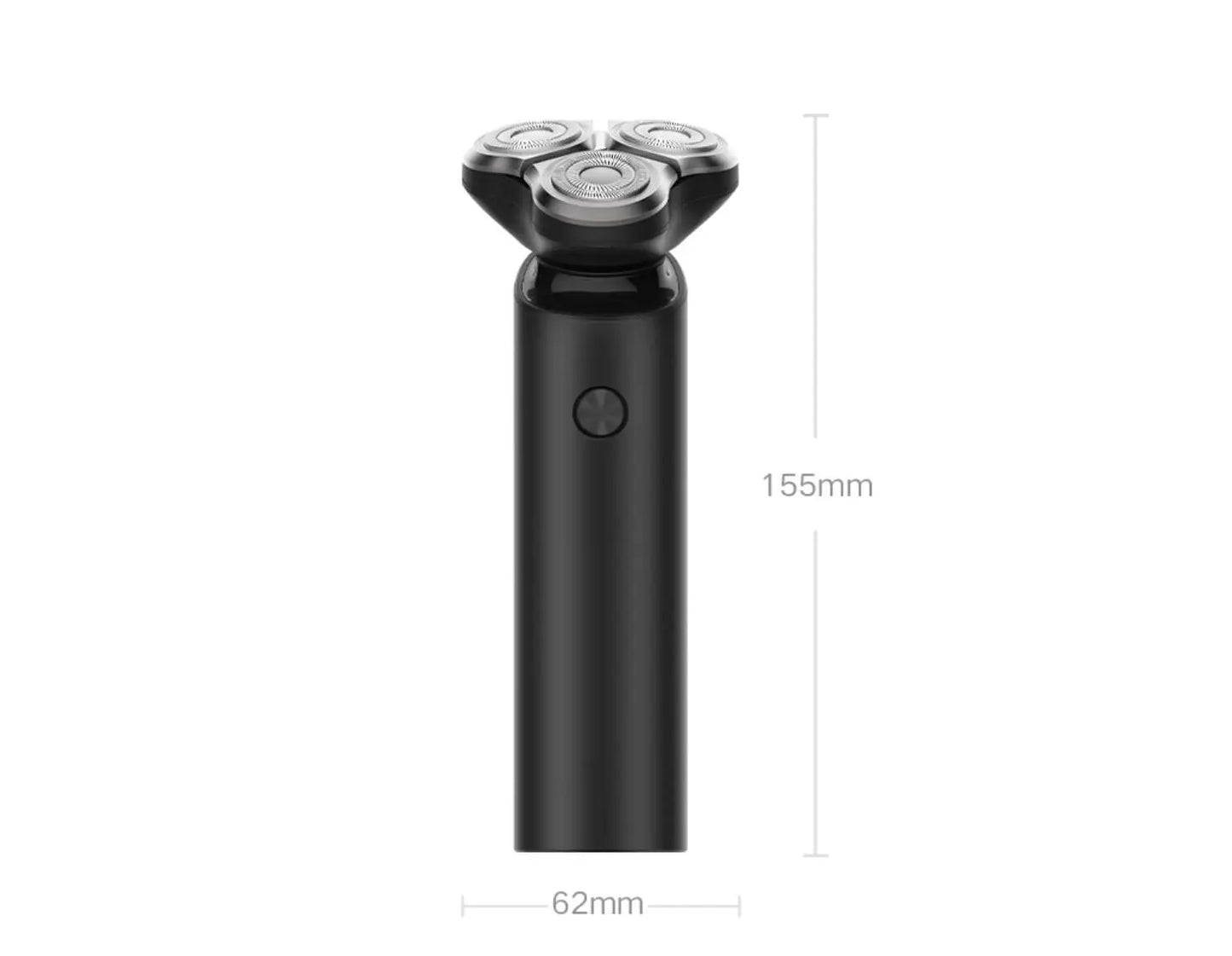 XIAOMI MIJIA Electric Shaver S500,Type-C Rechargeable Wet Dry Shaver Men’s,IPX7 Fully Waterproof,LED Display 60min Battery Life