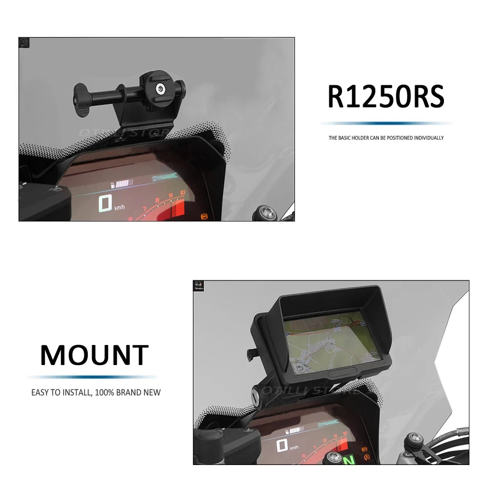 For BMW R 1250 RS r1250rs Motorcycle Accessories Stand Holder Phone Mobile Phone GPS Plate Bracket New R1250RS 2021