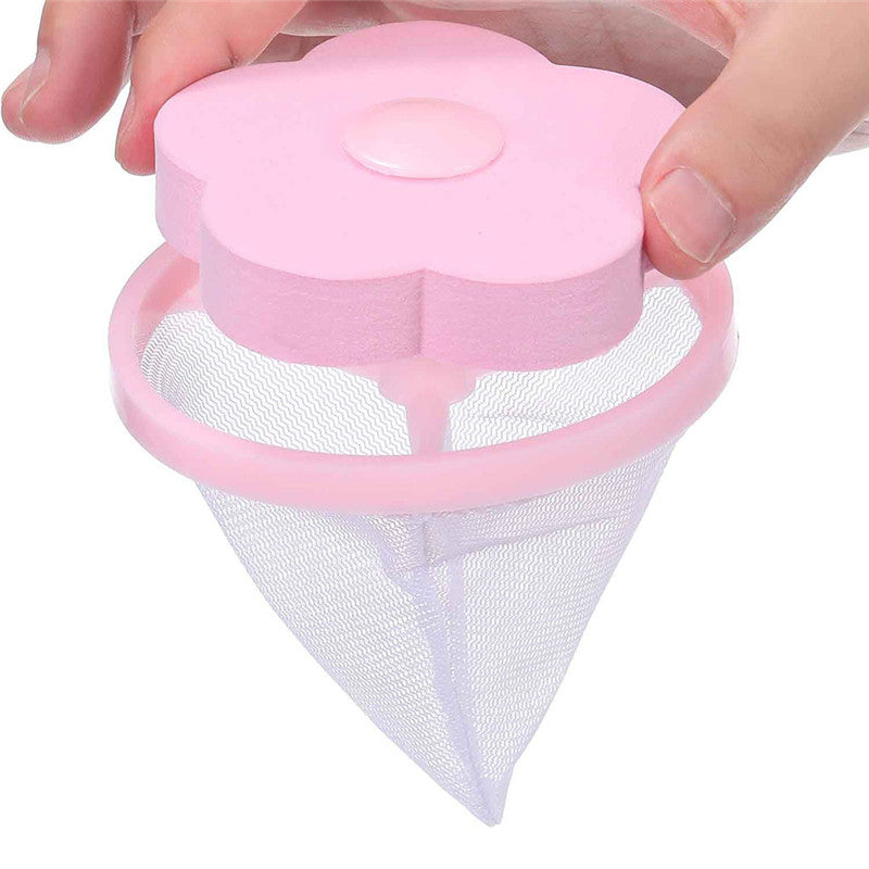 6 PCS Washing Machine Hair Filter Floating Pet Fur Lint Hair Removal Catcher Reusable Mesh Dirty Collection Pouch Cleaning Balls