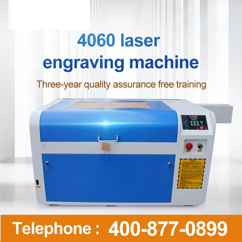 Factory Price 50W/60W/80W/100W CO2 4060 Laser Cutting Machine To Sea Port With High Quality Laser Engraving Machine