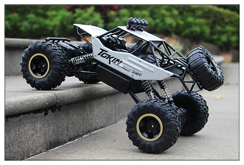 New 4WD RC Cars Off Road Remote Control Cars Radio Buggy Truck Racing Drift with Led Lights RTR Vehicle for Children’s Toy Gifts