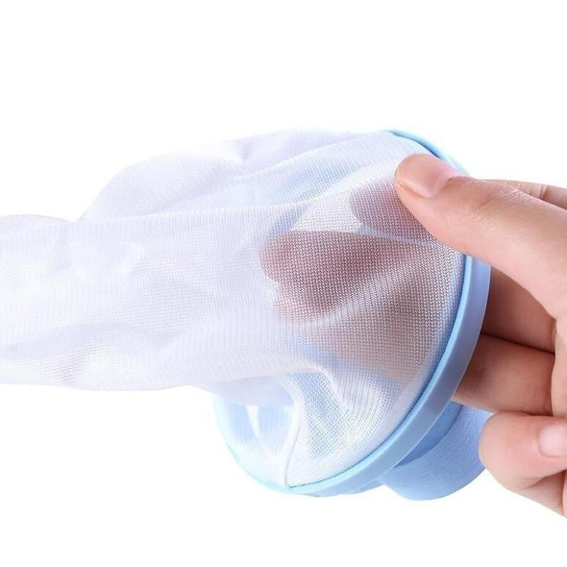 6 PCS Washing Machine Hair Filter Floating Pet Fur Lint Hair Removal Catcher Reusable Mesh Dirty Collection Pouch Cleaning Balls