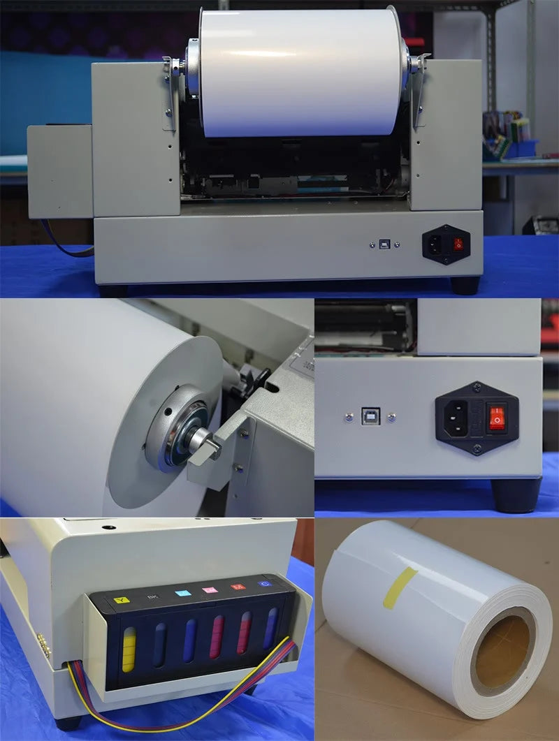 Digital Color Label Printer A4 Pigment Inkjet Label Printer Machine Affordable Price Shipping Label Printer