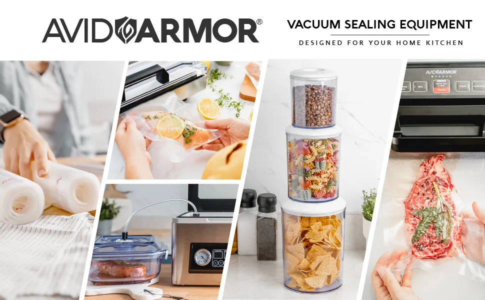100 Quart Vacuum Sealer Bags for Food Saver, Seal a Meal, Grade, Heavy Duty, Great for vac storage, Meal Prep or Sous Vide