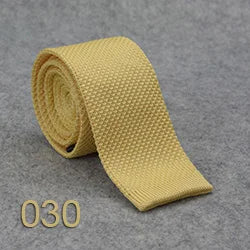 Knitted Ties For Men Slim Fashion Neckties Plain Black Red Knit Tie Men Women Wedding Daily Casual Neck Knitted Cravatas HUISHI