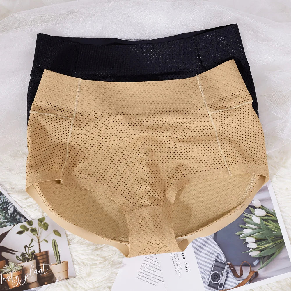 Breathable Padded Panties Hip Lifter Butt Enhancer Women Shapewear Control Body Shaper Fake Ass Panty Briefs Underwear