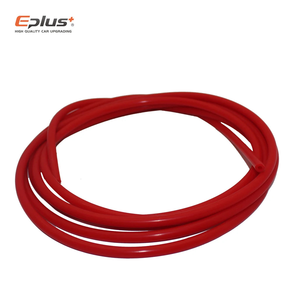 EPLUS Silicone Vacuum Tube Hose Silicon Tubing Universal 3MM 4MM 6MM 8MM 10MM 12MM Red Auto parts Free Delivery