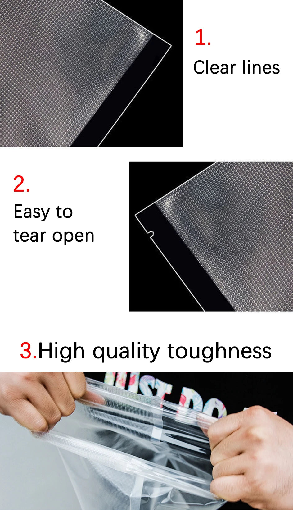 100 Quart Vacuum Sealer Bags for Food Saver, Seal a Meal, Grade, Heavy Duty, Great for vac storage, Meal Prep or Sous Vide