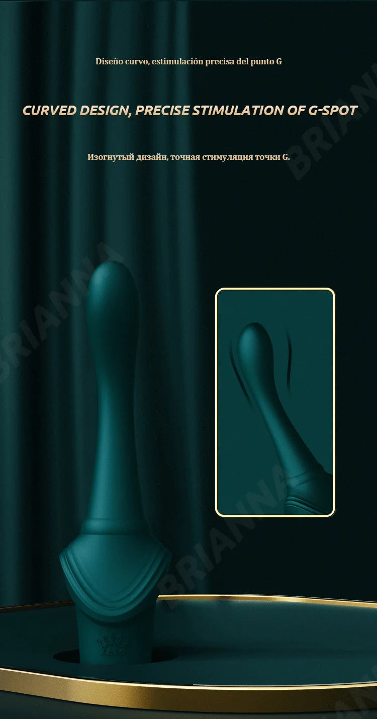ZALO BESS 2.0 G-spot vibrator soft silicone clitoral stimulation usb Double motor Retro massager adult sex toys for women