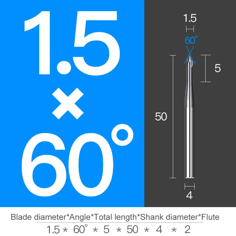 Chamfer Milling Cutter Carbide Corner Countersink Chamfering End Mill Deburring Edges V Grove Router 60 90 120 Degree 2 3 Flutes