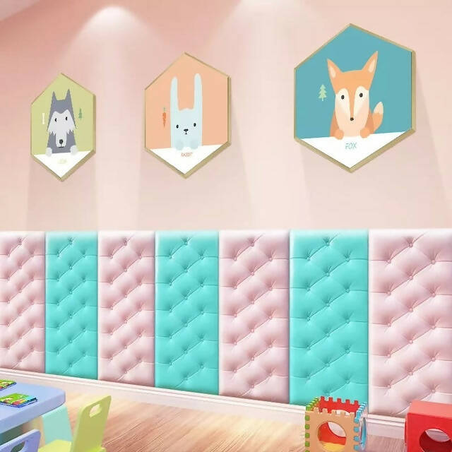 Anti Collision Head Boards, Self-Adhesive Wall Stickers for Living Room Bedroom Decor
