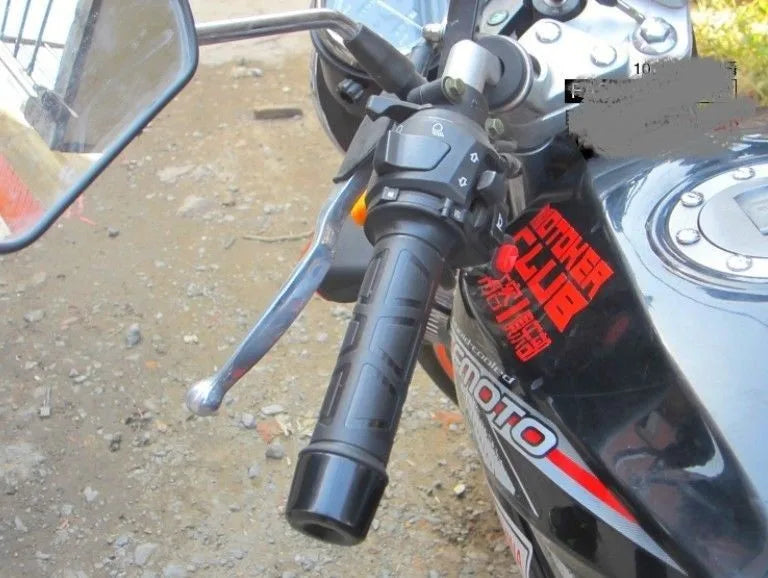 New Universal Motorcycle 22mm Hand Heated Grips Molded Grips ATV Warmers Adjust Temperature Hot Handlebar