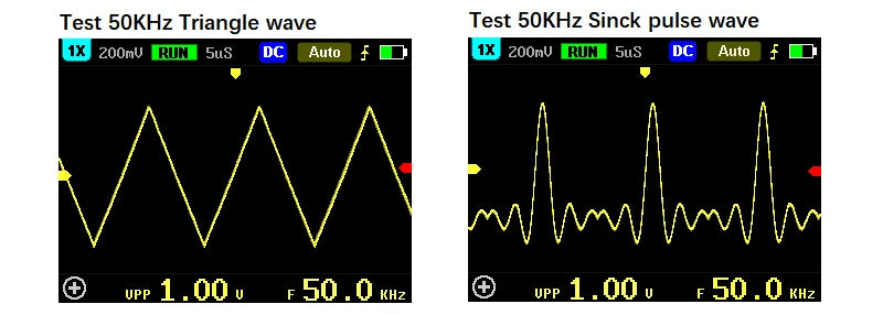 FNIRSI-5012H Handheld Digital Osciloscopio 500MS/s Sampling Rate 100MHz Analog Bandwidth 2.4 Inches Support Waveform Storage