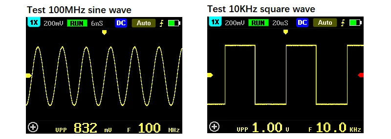 FNIRSI-5012H Handheld Digital Osciloscopio 500MS/s Sampling Rate 100MHz Analog Bandwidth 2.4 Inches Support Waveform Storage