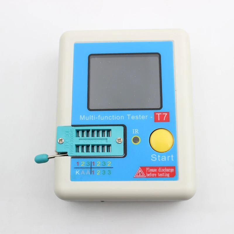 LCR-T7 New Transistor Tester TFT Diode Triode Capacitance Meter LCR ESR meter NPN PNP MOSFET IR Multifunction tester multimeter