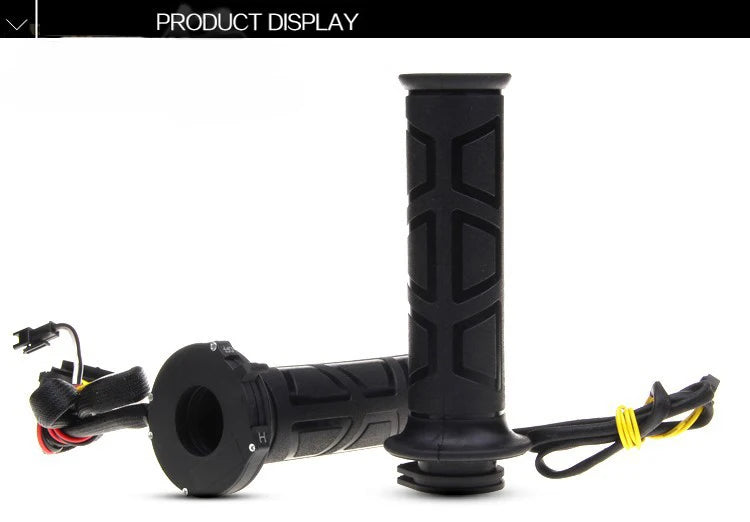 New Universal Motorcycle 22mm Hand Heated Grips Molded Grips ATV Warmers Adjust Temperature Hot Handlebar