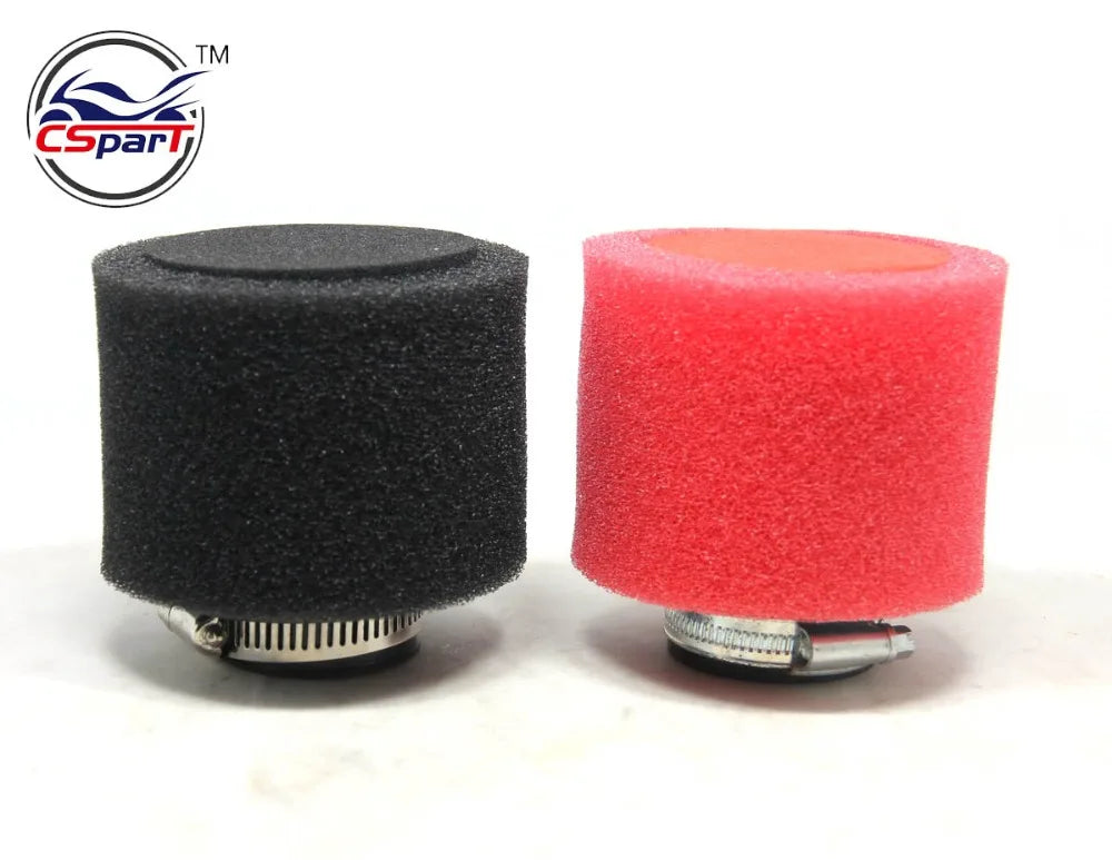 32mm 35mm 38mm 42mm 44mm 58mm straight Neck Foam Air Filter Sponge Cleaner Moped Scooter Dirt Pit Bike Motorcycle RED Kayo BSE