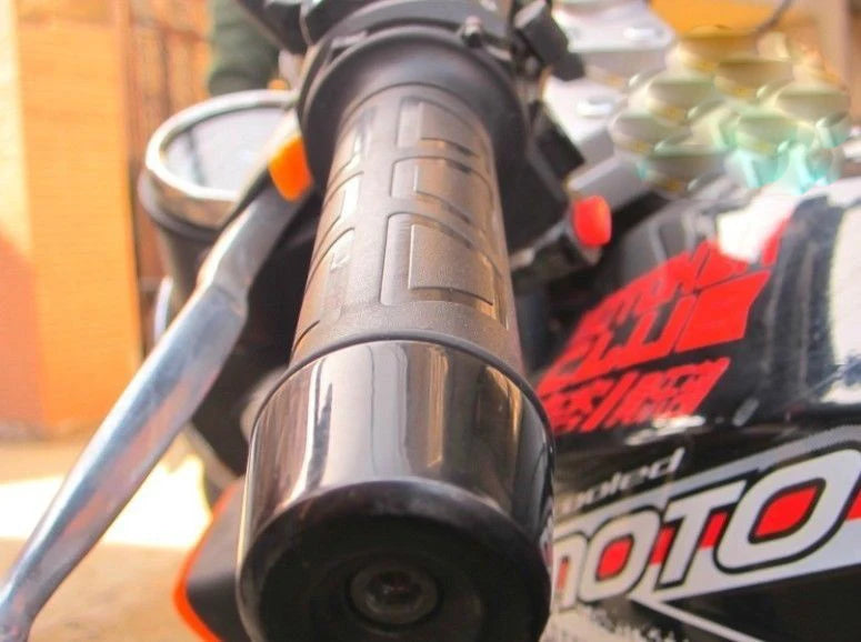 New Universal Motorcycle 22mm Hand Heated Grips Molded Grips ATV Warmers Adjust Temperature Hot Handlebar