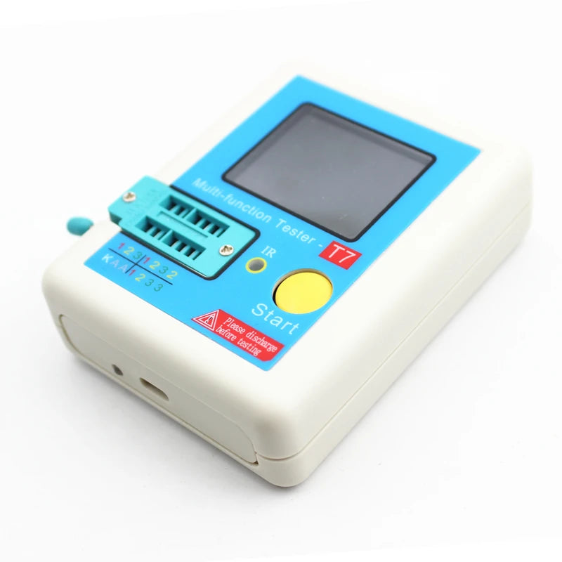 LCR-T7 New Transistor Tester TFT Diode Triode Capacitance Meter LCR ESR meter NPN PNP MOSFET IR Multifunction tester multimeter