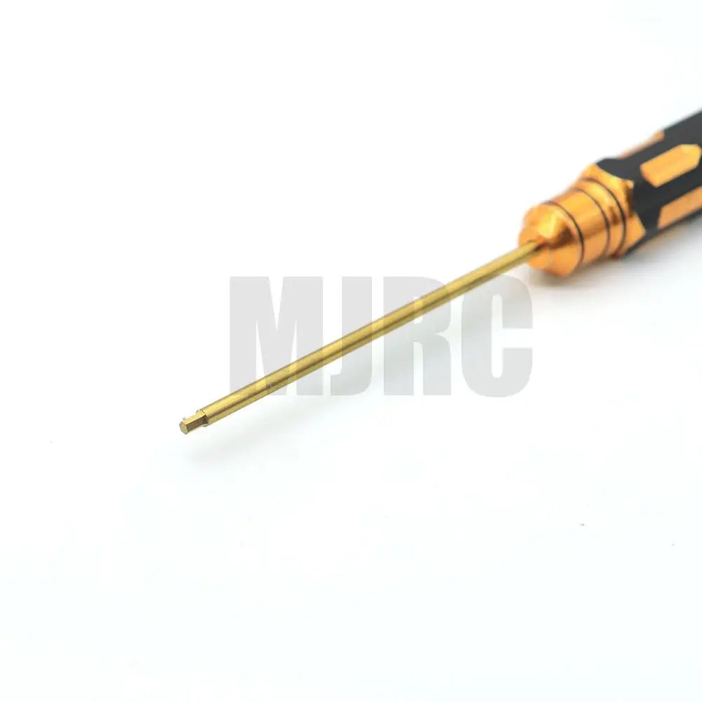 Ajrc 4pcs/set Titanium Plating 1.5/2/2.5/3mm Hexagon Screwdriver Screw Driver Tool Kit For Rc Model Car Boat Airplane