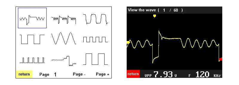 FNIRSI-5012H Handheld Digital Osciloscopio 500MS/s Sampling Rate 100MHz Analog Bandwidth 2.4 Inches Support Waveform Storage