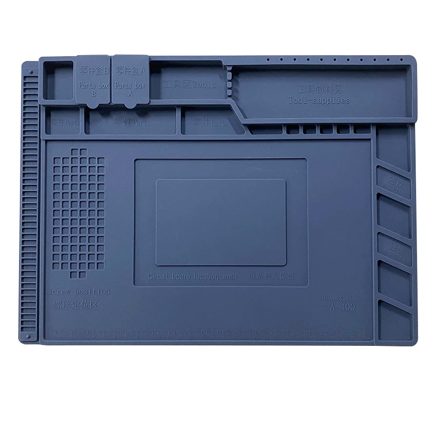 Silicone Soldering Pad Desk Platform Mat for Welding Station Iron Phone PC Repair Magnetic Heat Insulation No Lead S-160