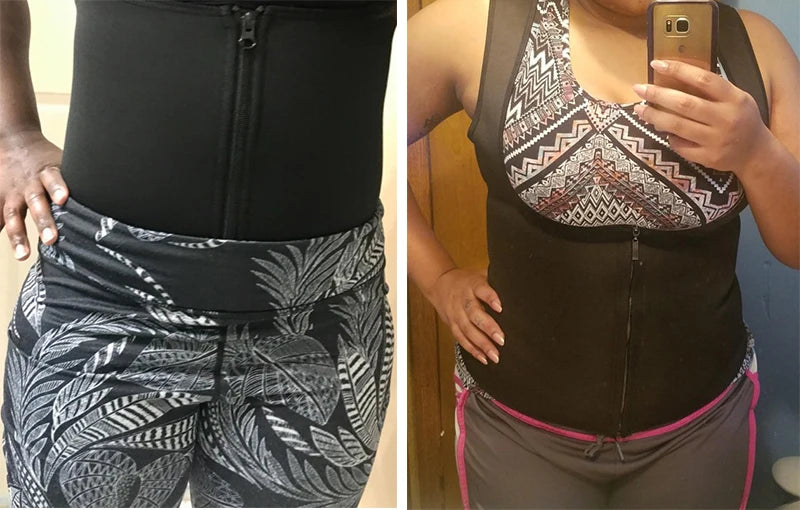 New Sweat Sauna Body Shapers Vest Waist Trainer Slimming Vest Shapewear Weight Loss Waist Shaper Corset