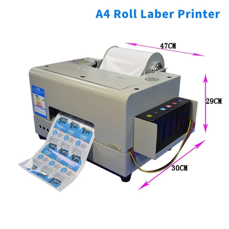 Digital Color Label Printer A4 Pigment Inkjet Label Printer Machine Affordable Price Shipping Label Printer