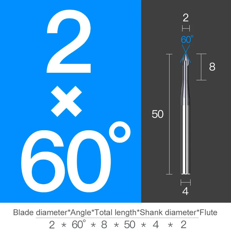 Chamfer Milling Cutter Carbide Corner Countersink Chamfering End Mill Deburring Edges V Grove Router 60 90 120 Degree 2 3 Flutes