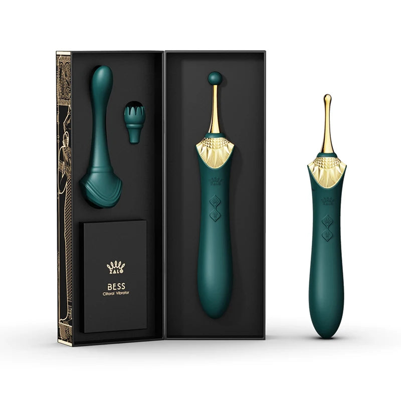 ZALO BESS 2.0 G-spot vibrator soft silicone clitoral stimulation usb Double motor Retro massager adult sex toys for women