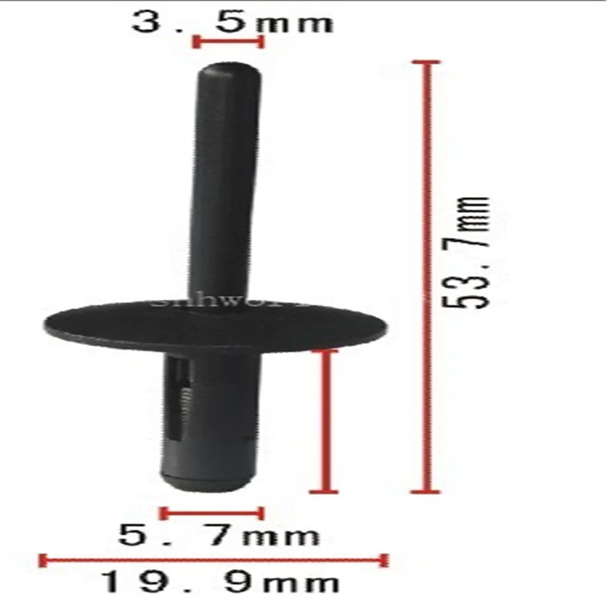 100PCS 51717002953 51777171004 Bumper Fender Plastic Rivet Retainer Fastener For BMW X1 E84 X3 F25 X5 E70 X6 E71 E72 7 Series