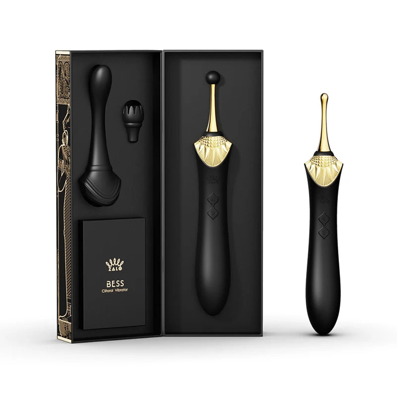 ZALO BESS 2.0 G-spot vibrator soft silicone clitoral stimulation usb Double motor Retro massager adult sex toys for women