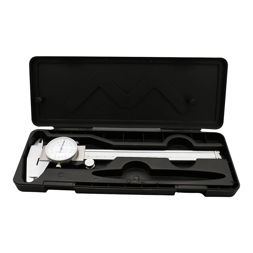 Dial Calipers 0-150 mm 0.02mm High Precision Industry Stainless Steel Vernier Caliper Shockproof Metric Measuring Tool