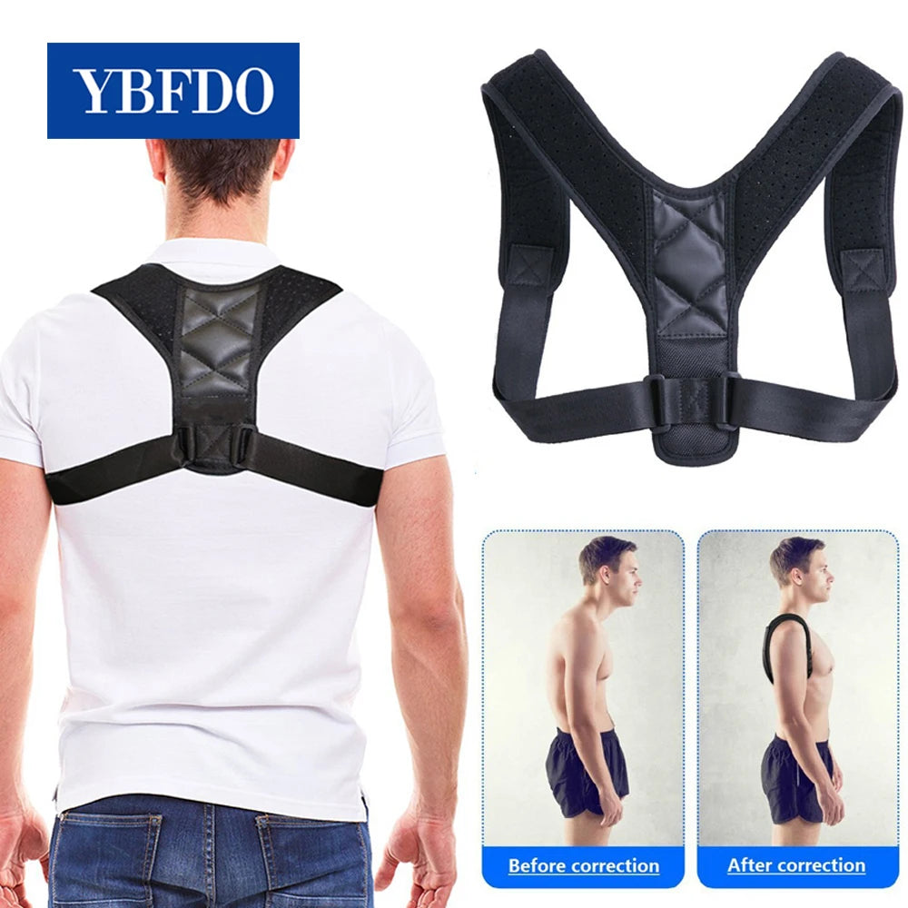 Adjustable Therapy Posture Corrector for Men Shoulder Support Back Bra NairoMarket