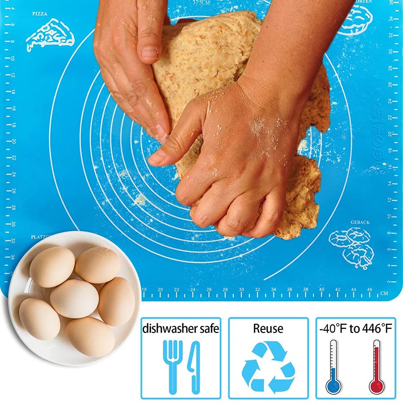 Non-Stick Silicone Mat for Kneading & Baking