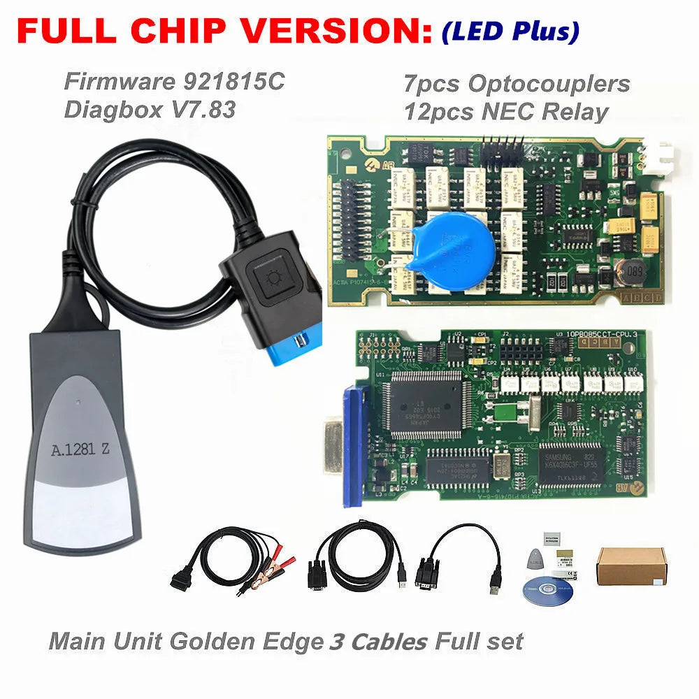 Professional Diagnostic Tool Full Chips Lexia3 PP2000 OBD2 Diagbox V9.91 Firmware 921815C For Citroen&Peugeot Lexia 3 V48/V25