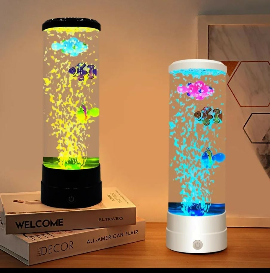 LED Bubble Fish Lamp decor 2.5 liters capacity
