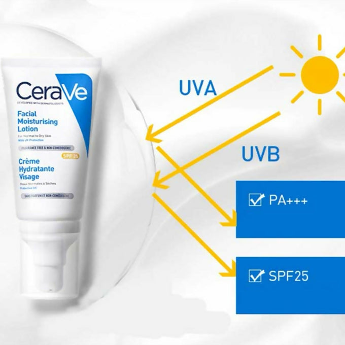 Cerave AM Facial Moist Lotion SPF25 52ML