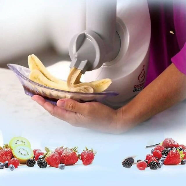 Ice Cream Maker, Magic Bullet Dessert Bullet Blender, Frozen Dessert Maker, All Natural Without Fat Sugar and Calories